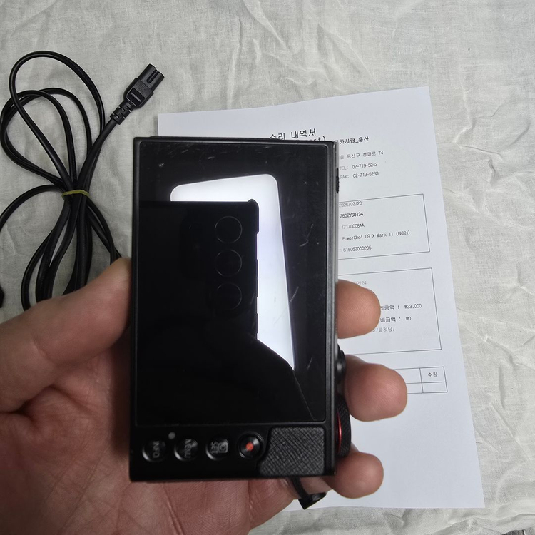 캐논 PowerShot G9 X Mark II 블랙 팝니다--5