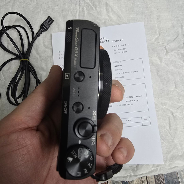 캐논 PowerShot G9 X Mark II 블랙 팝니다--4