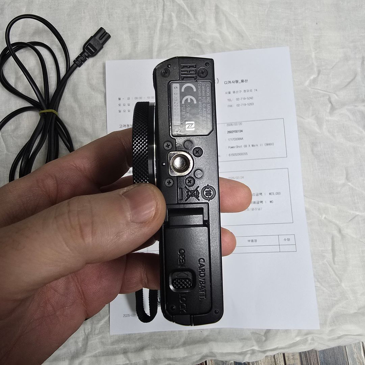캐논 PowerShot G9 X Mark II 블랙 팝니다--6