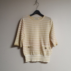 마인 MINE 글리터링 니트 프리 사이즈 정품 사이즈