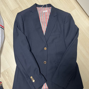[풀세트/컨디션 최상] 톰브라운 정장 셋업 네이비 자켓+셔츠+슬랙스+반바지 / 여의도 수선 / 명품드라이 완료 이미지