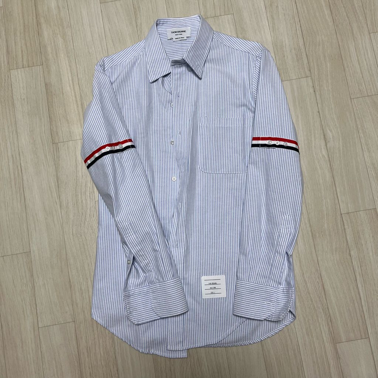 [풀세트/컨디션 최상] 톰브라운 정장 셋업 네이비 자켓+셔츠+슬랙스+반바지 / 여의도 수선 / 명품드라이 완료 이미지