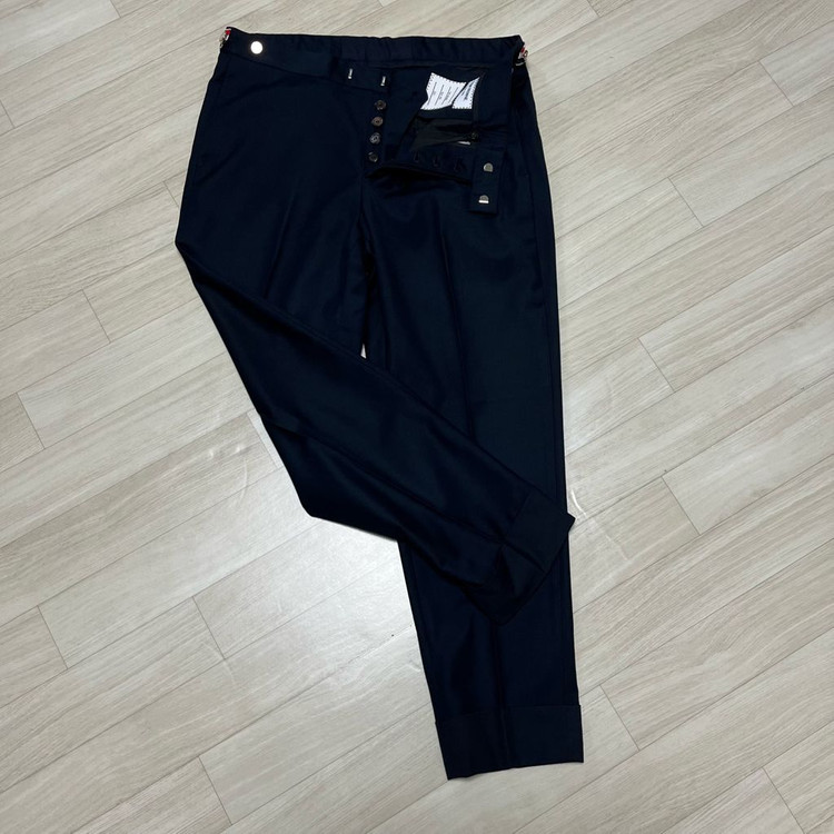 [풀세트/컨디션 최상] 톰브라운 정장 셋업 네이비 자켓+셔츠+슬랙스+반바지 / 여의도 수선 / 명품드라이 완료 이미지