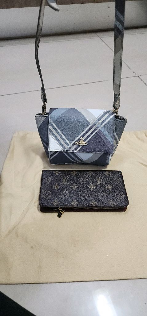 루이비통 집어라운드 장지갑--4