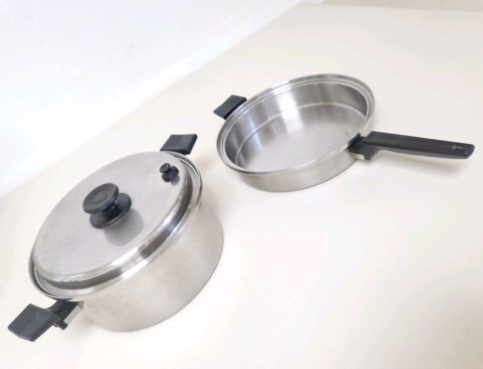 Royal Prestige 통7중 티타늄스텐 코퍼냄비&프라이팬 세트--1