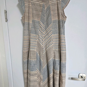 ISAE 이새 반팔 스트라이프 원피스 08사이즈 이미지