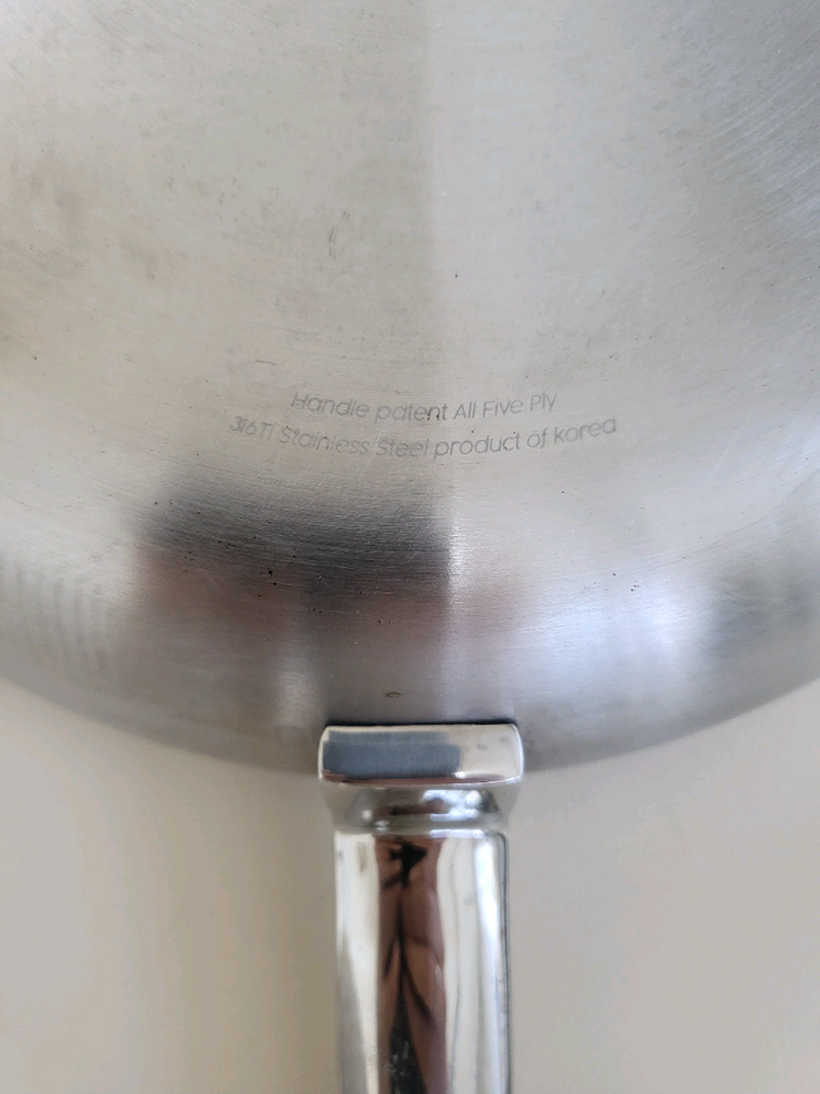 AMT 프로 316Ti 통5중 스텐 프라이팬 28cm--5