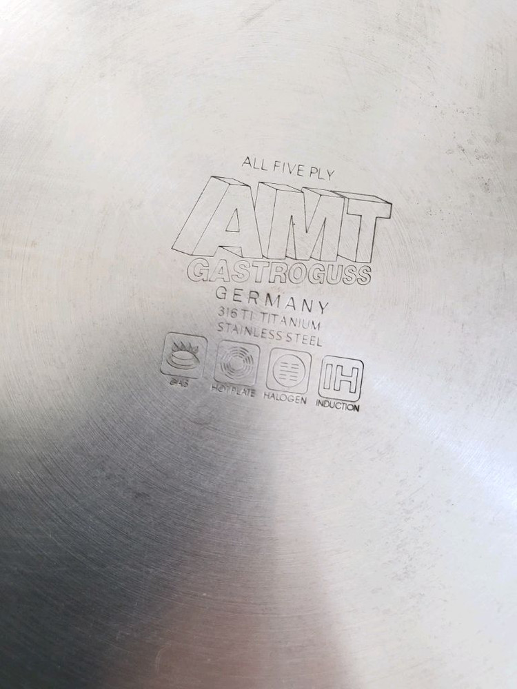 AMT 프로 316Ti 통5중 스텐 프라이팬 28cm--6