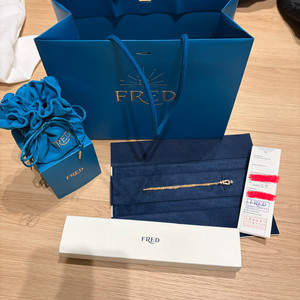 프레드 풀파베 로즈골드 멀티체인 미디움 팔찌