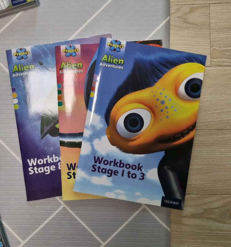 옥스포드 ORT Alien(에일리언) Adventures 풀세트(1~14단계 총 99권)워크북 및 사운드펜 포함--3