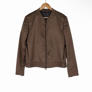 44] 브루넬로 쿠치넬리 여성 블루종 봄버 자켓 브라운