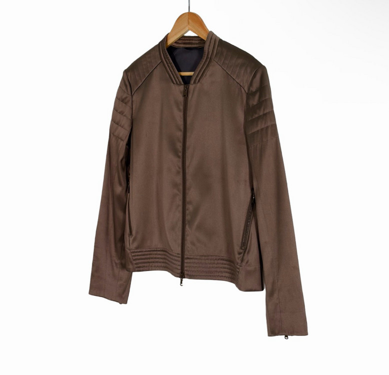 44] 브루넬로 쿠치넬리 여성 블루종 봄버 자켓 브라운--1