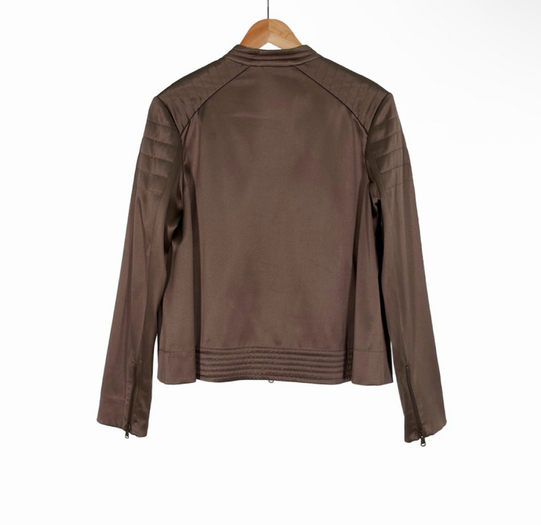 44] 브루넬로 쿠치넬리 여성 블루종 봄버 자켓 브라운--2