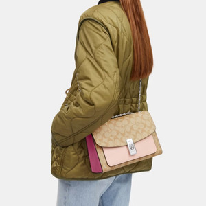 코치 COACH CJ861 OS 여자 가방 컬러블럭 레인 숄더 크로스백