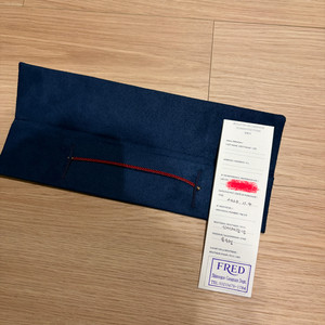 프레드 미디움 레드 줄 새상품 13호