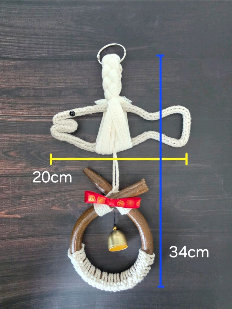 손뜨개 액막이 명태 도어벨 핸드메이드 (계좌거래)--4