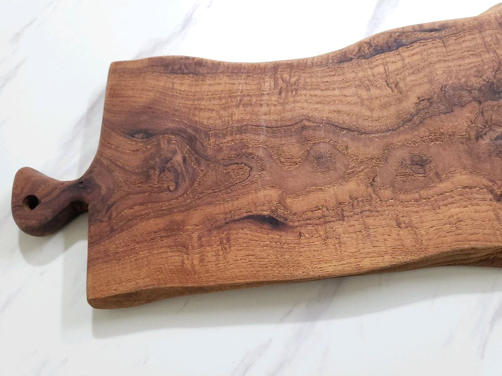 참죽나무 월넛컬러 플레이팅 도마--1