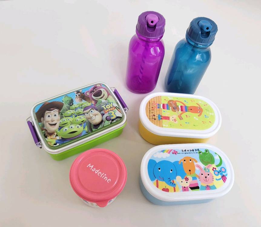 일제 피크닉 도시락 +일제소스통 +알라딘 물통 2개 일괄--3