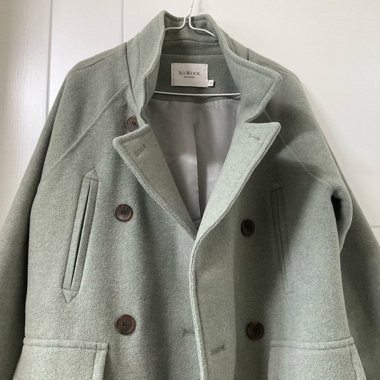 새상품 쏘울 호주 메리노 울 100% 코트 (55)--1