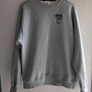 스투시 x 나이키 NRG 그레이 크루넥 (100사이즈정도) 공용