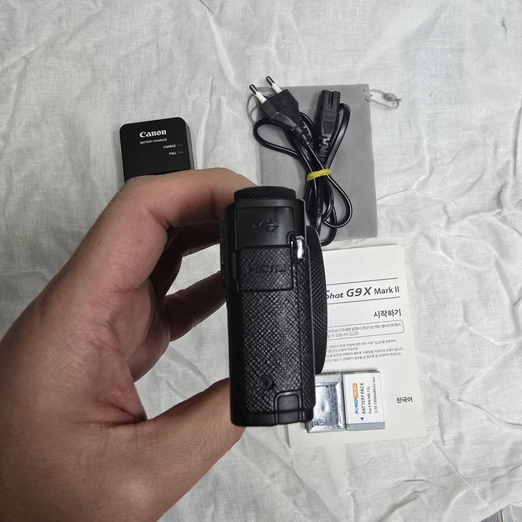 캐논 PowerShot G9 X Mark II 블랙 팝니다--1