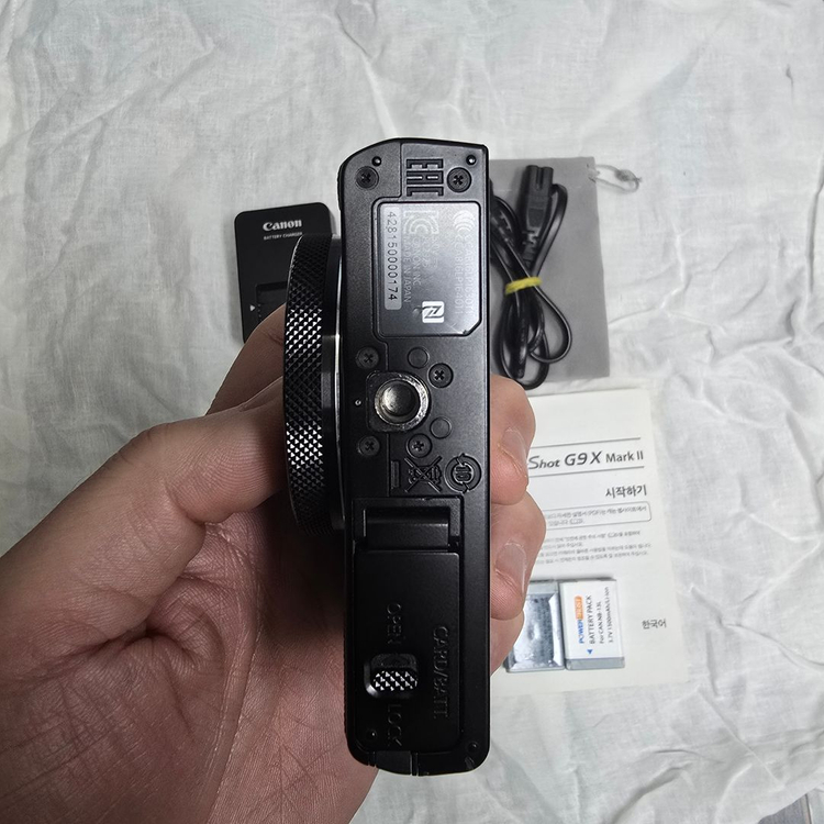 캐논 PowerShot G9 X Mark II 블랙 팝니다--3