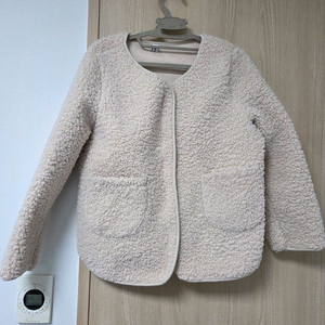 뽀글이 자켓 아이보리