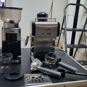 리큅 전동그라인더 + 빈크루즈 커피머신