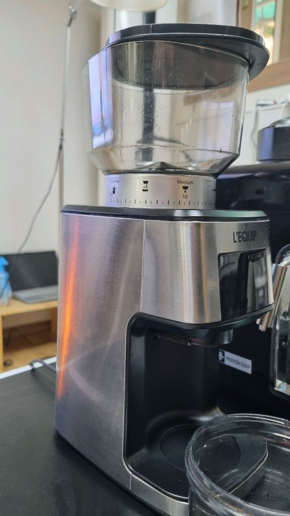 리큅 전동그라인더 + 빈크루즈 커피머신--3