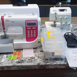 소잉맘 미싱 6800 과 juki 644오버록 미싱 일괄 마지막가격내림 이미지