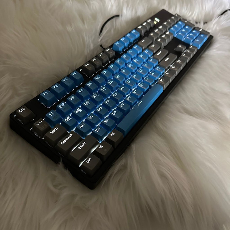 앱코해커K661어썸블루 광축 게이밍 기계식키보드 이미지