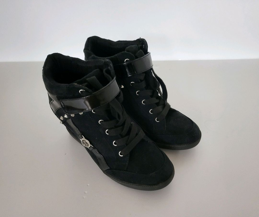 ((정품))게스 여자 웨지스니커즈 겨울 키높이신발 (240) 이미지