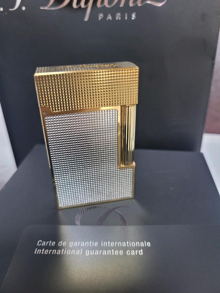 [백화점판,풀세트] 듀퐁라이터 뉴 라인2 신형 ca16605 듀오스퀘어 쌍불 듀퐁 라이타--7