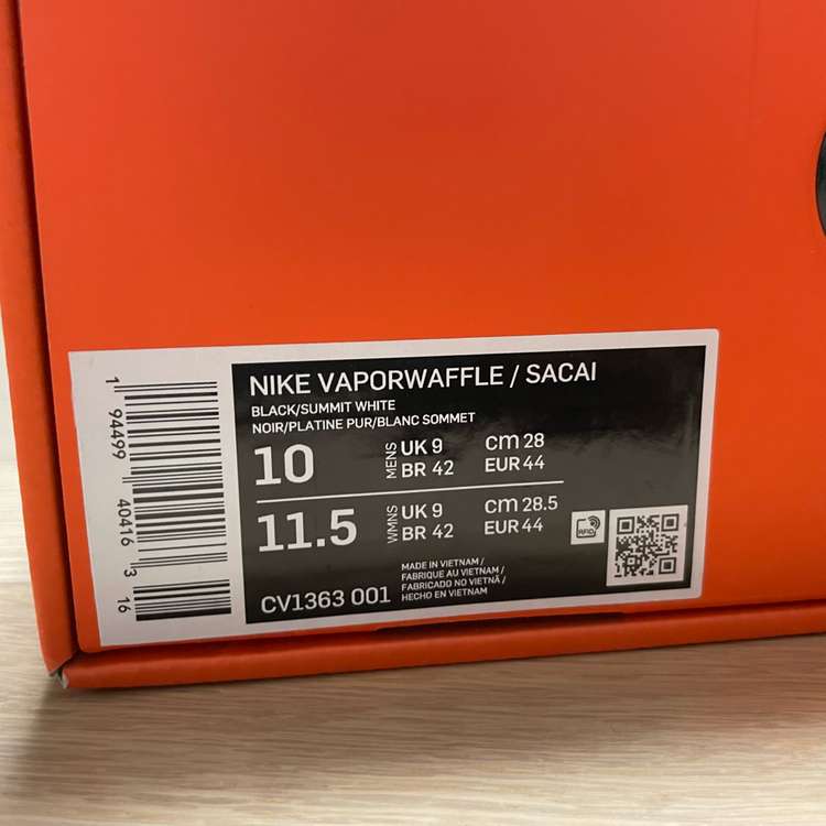 [280]나이키 사카이 베이퍼와플 블랙 화이트--8