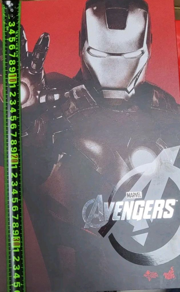 (건전지포함)핫토이 구버전 MMS185 어벤져스 아이언맨 마크7 피규어(다이캐스트X) 이미지