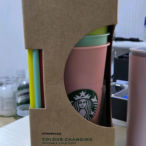 스타벅스 컬러체인징 리유저블 콜 드컵세트 710ml 5p 이미지
