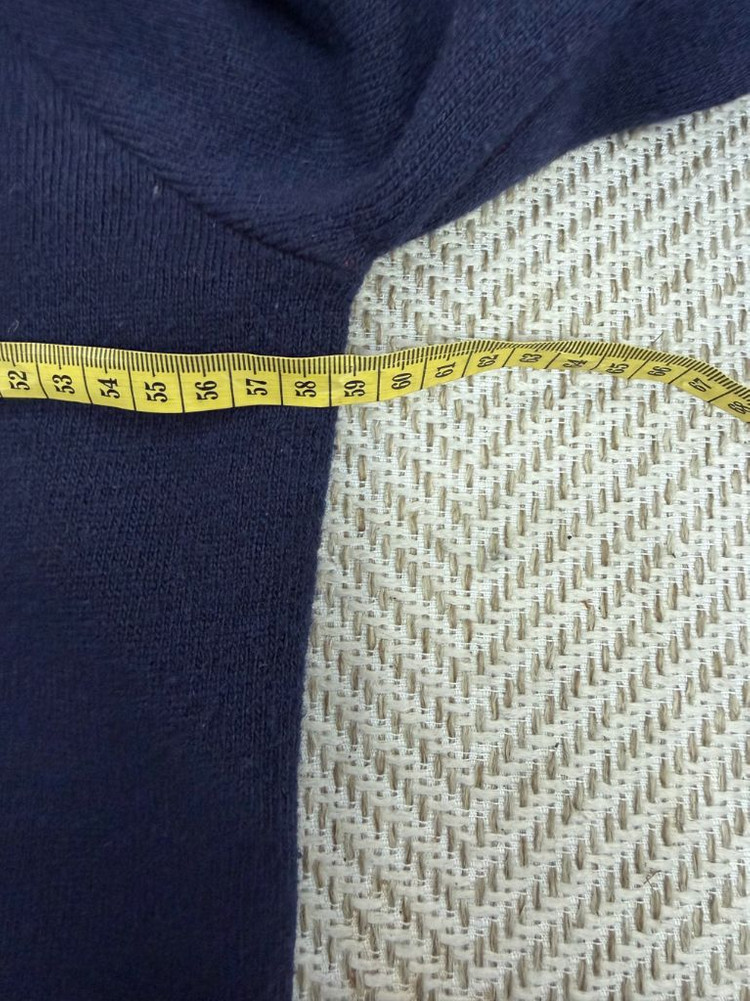 정품) 럭키슈에뜨 로고 네이비 후드 니트 집업 F--7