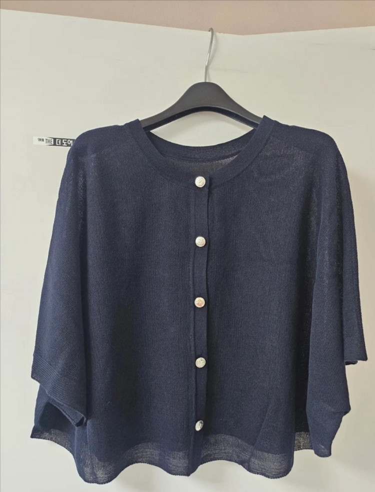 한섬-더 캐시미어 니트 가디건 + 플레어 스커트 세트--3