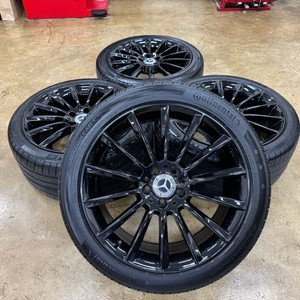 벤츠 E클래스 19인치 마차 휠타이어 팝니다 이미지