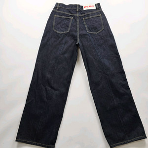 플랙진 청바지 와이드 진청 데님 사이즈32 R4729