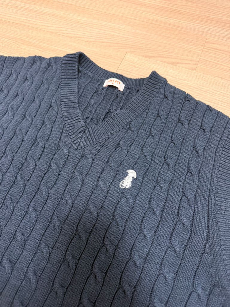 테이크이지 케이블 니트 베스트 M (95 사이즈)주니어170 이미지