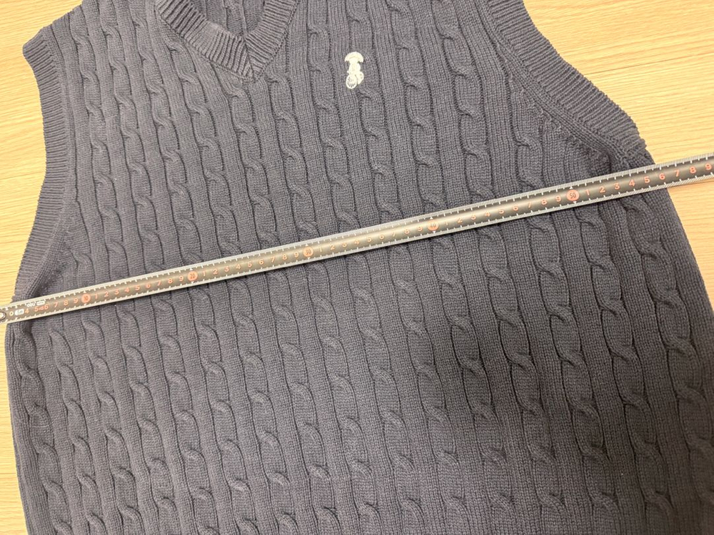 테이크이지 케이블 니트 베스트 M (95 사이즈)주니어170 이미지