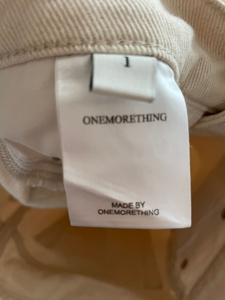 원모어띵 109 내츄럴 데님 1사이즈 이미지