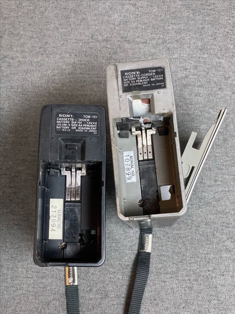 소니 카세트 플레이어 워크맨 2개 세트--3