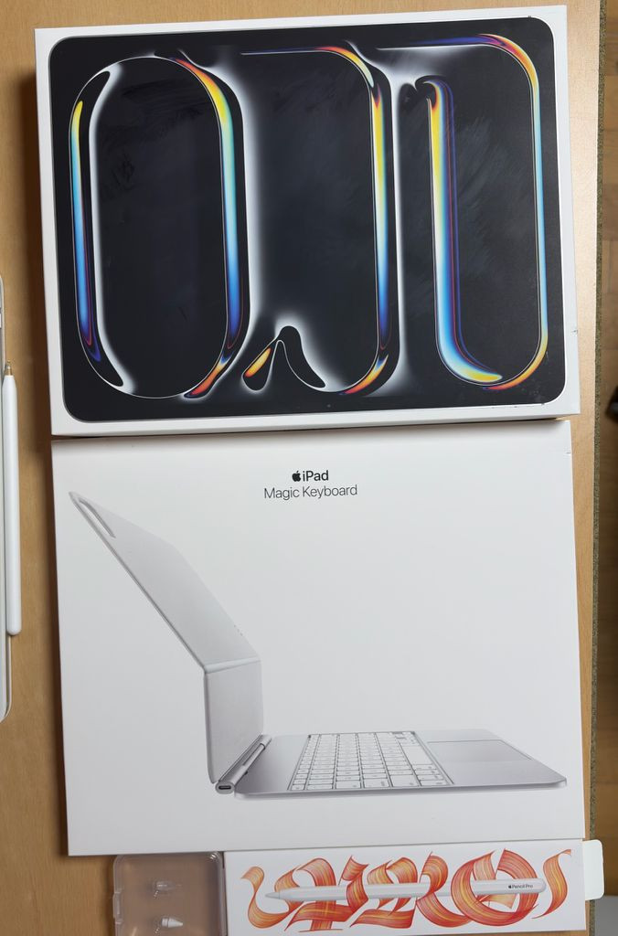 아이패드 프로 13 M4 512GB 셀룰러모델+ 애플펜슬프로 + 정품 매직키보드(새제품) 이미지