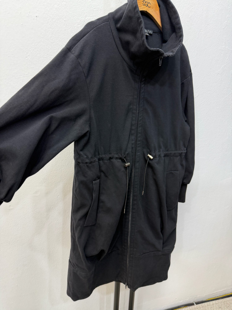 정품) theory 띠어리 블랙 후드 집업 자켓 S--1