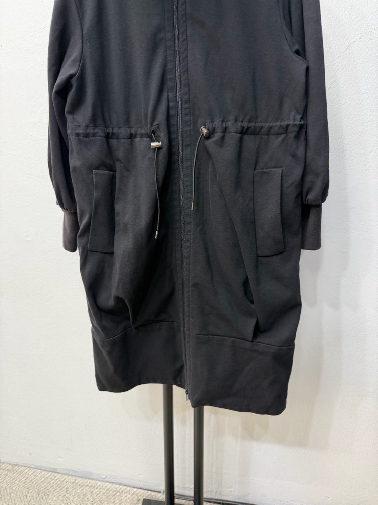 정품) theory 띠어리 블랙 후드 집업 자켓 S--2