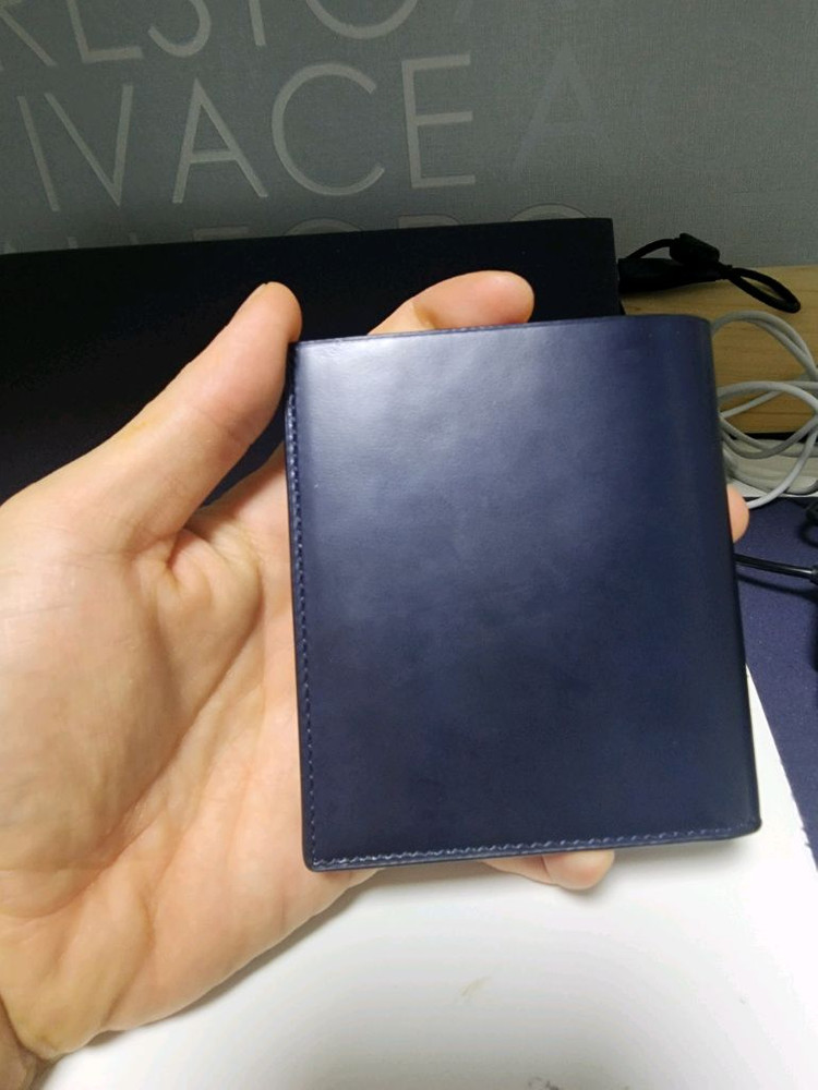 코도반 말가죽 반지갑 이미지