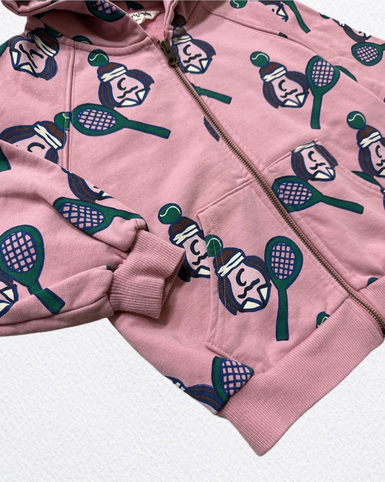 리미떼두두 핑크 테니스 후드집업 M(100) 이미지