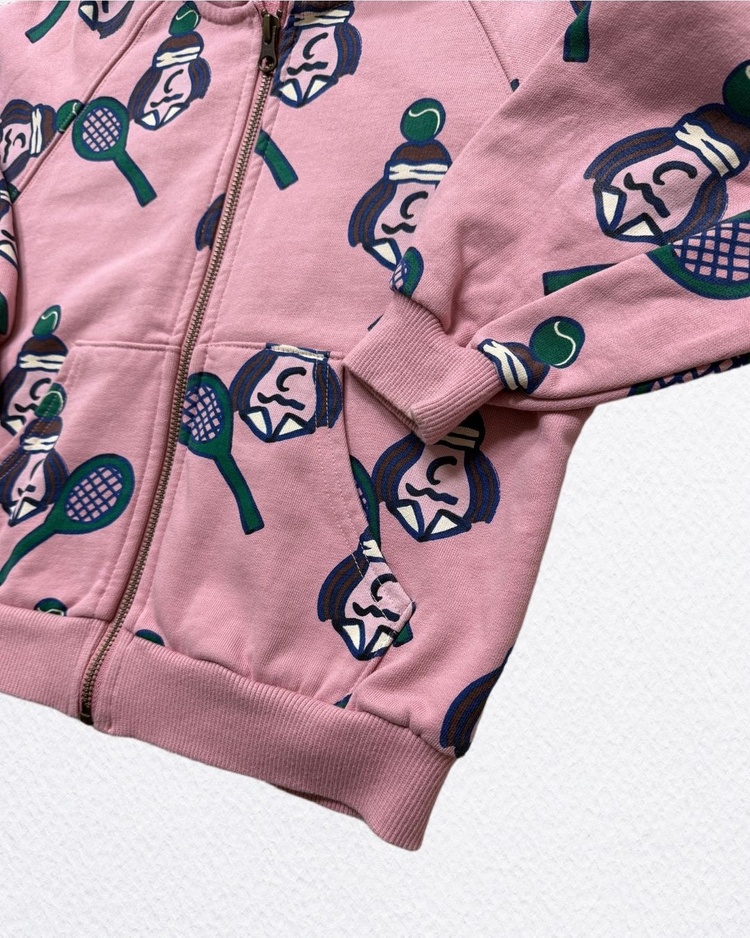 리미떼두두 핑크 테니스 후드집업 M(100) 이미지